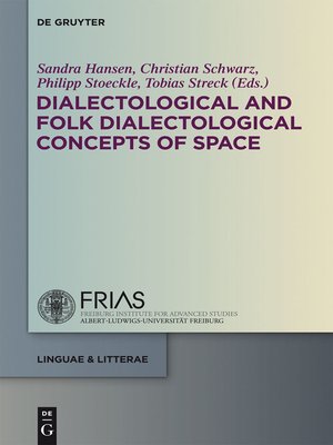 cover image of Dialectological and Folk Dialectological Concepts of Space